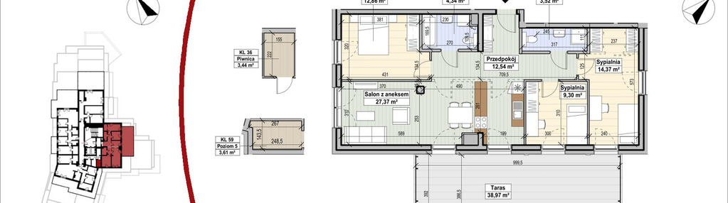 Mieszkanie w inwestycji: Apartamenty Wywrockiego 11