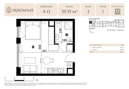 Mieszkanie w inwestycji: Dębowa 45