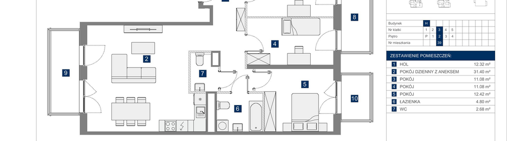 Mieszkanie w inwestycji: Apartamenty Park Matecznego Etap 2.2