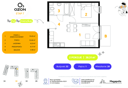 Mieszkanie w inwestycji: Osiedle Ozon etap VII