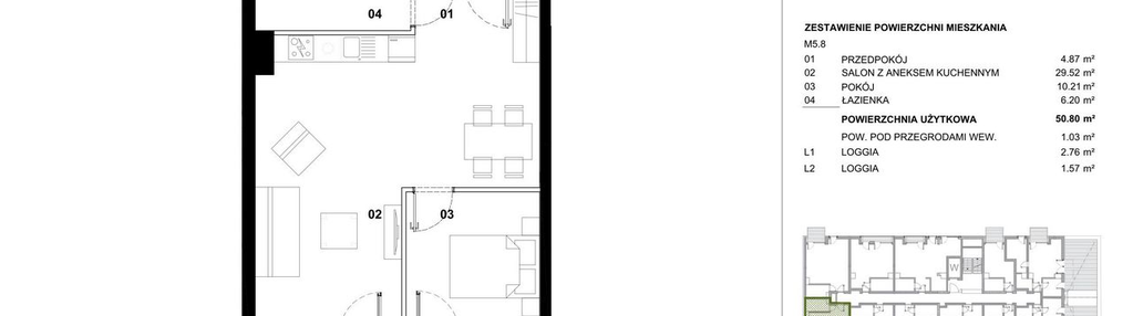 Mieszkanie w inwestycji: Kozielska Park