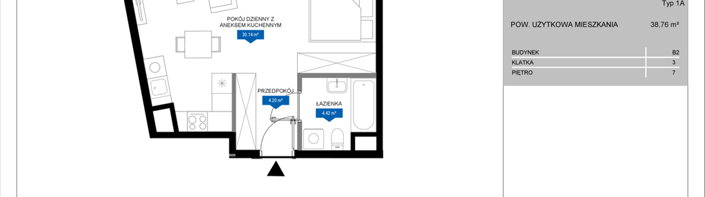 Mieszkanie w inwestycji: Flow - bud. B2 A i bud. B2 B