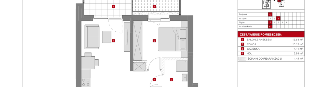 Mieszkanie w inwestycji: Dzielnica Mieszkaniowa Metro Zachód - etap 8