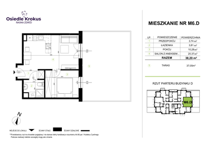 Mieszkanie w inwestycji: Osiedle Krokus etap IV