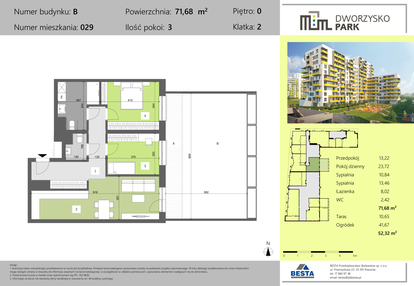 Mieszkanie w inwestycji: Dworzysko Park - Etap II
