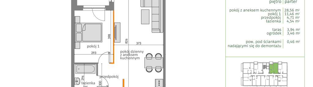 Mieszkanie w inwestycji: Zielona Przystań