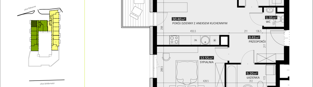 Mieszkanie w inwestycji: Apartamenty Północna etap II