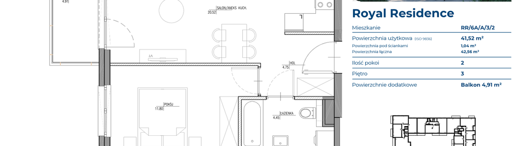 Mieszkanie w inwestycji: Royal Residence 6A