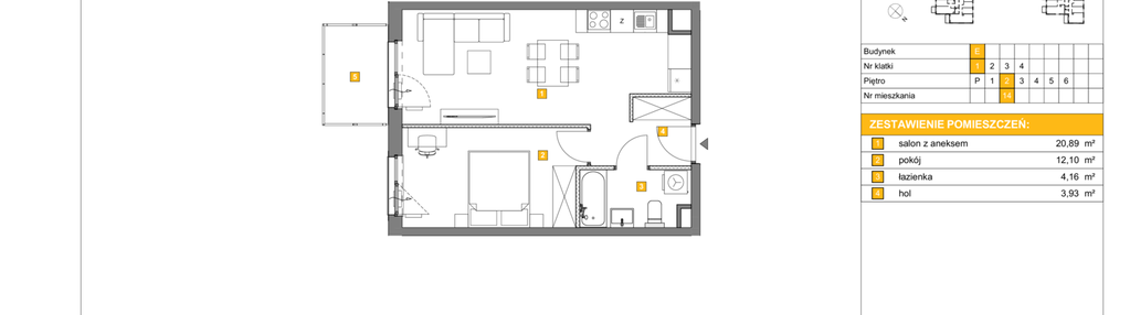 Mieszkanie w inwestycji: Osiedle Rapsodia etap 3