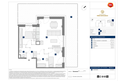 Mieszkanie w inwestycji: Apartamenty Park Matecznego Etap 2.2