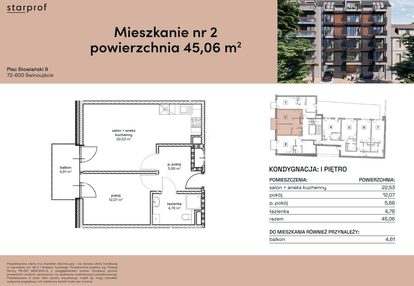 Mieszkanie w inwestycji: Plac Słowiański 9