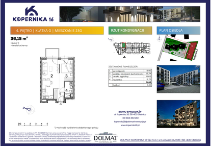 Mieszkanie w inwestycji: Kopernika Szesnaście