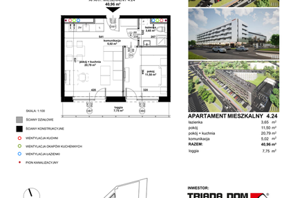 Mieszkanie w inwestycji: Apartamentowiec Zwycięska 3