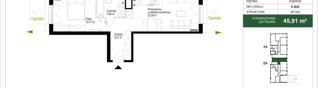 Mieszkanie w inwestycji: Sielskie Podolany II