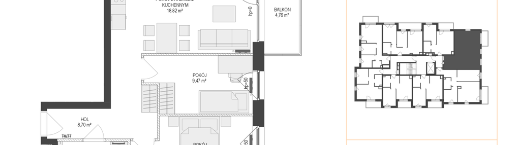Mieszkanie w inwestycji: Osiedle Warszawska etap II