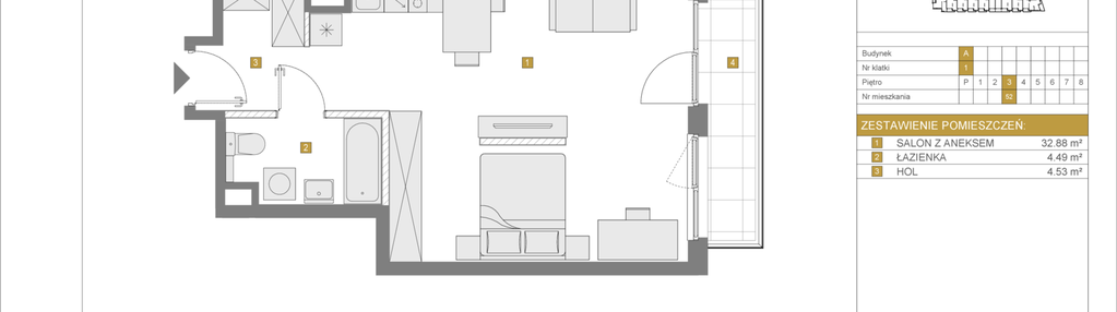 Mieszkanie w inwestycji: Apartamenty Grzybowska 11