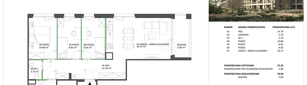 Mieszkanie w inwestycji: Hillence etap 2