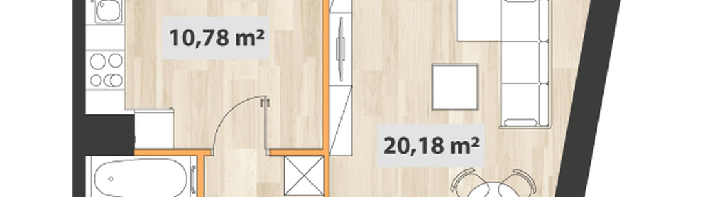 Mieszkanie w inwestycji: Na Okrzei