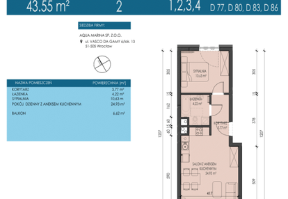 Mieszkanie w inwestycji: Apartamenty Aqua Marina