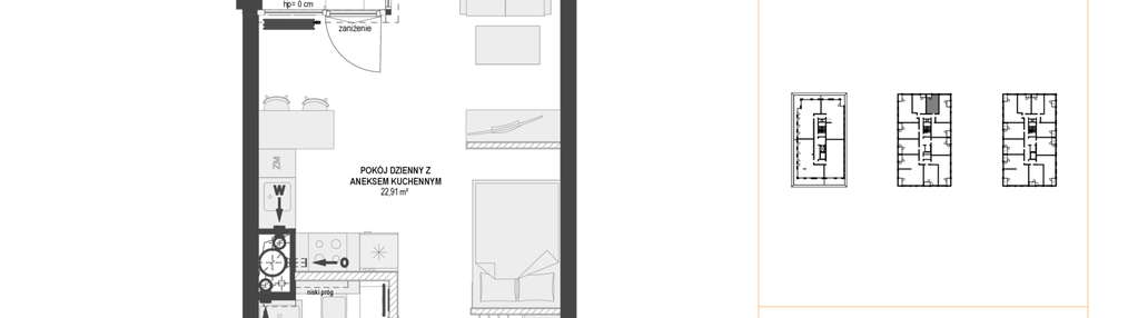 Mieszkanie w inwestycji: DOKI etap II (bud. G)