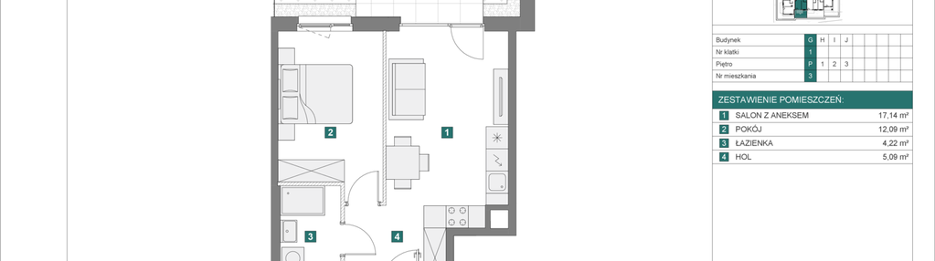 Mieszkanie w inwestycji: Apartamenty Myśliborska Park
