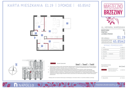 Mieszkanie w inwestycji: Miasteczko Brzeziny II