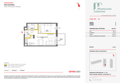 Mieszkanie w inwestycji: Miasteczko Julianów