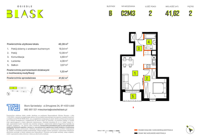 Mieszkanie w inwestycji: Osiedle BLASK - Etap I