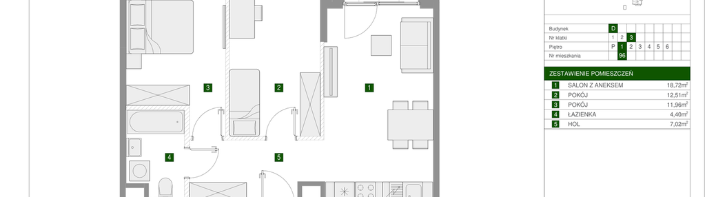 Mieszkanie w inwestycji: Osiedle Urbino etap 1.4