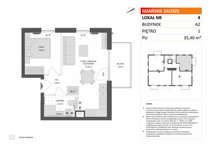 Mieszkanie w inwestycji: Gdańskie Zacisze