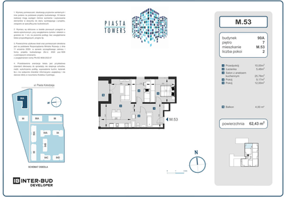 Mieszkanie w inwestycji: Piasta Towers bud. 90A