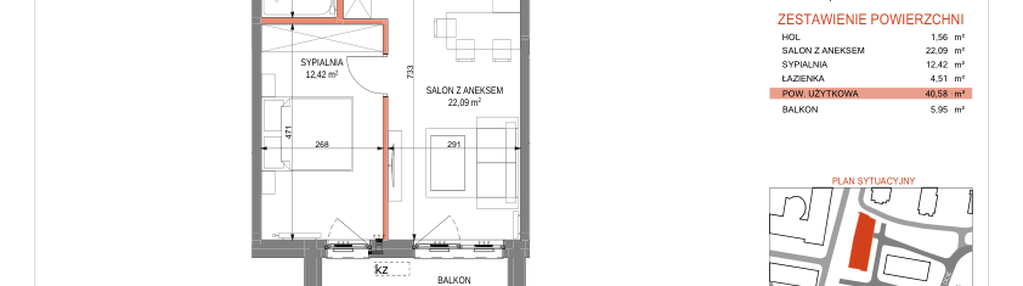 Mieszkanie w inwestycji: Craft Zabłocie