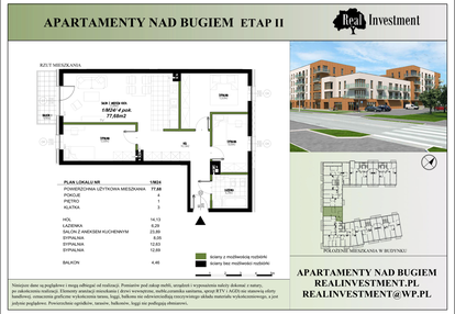 Mieszkanie w inwestycji: Apartamenty nad Bugiem - etap II