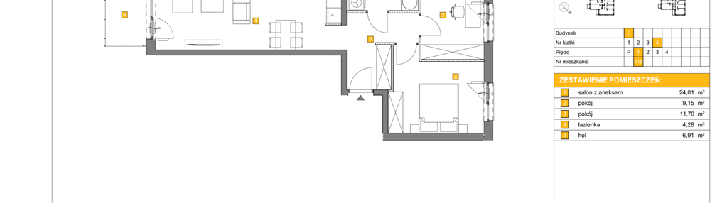 Mieszkanie w inwestycji: Osiedle Rapsodia etap 3