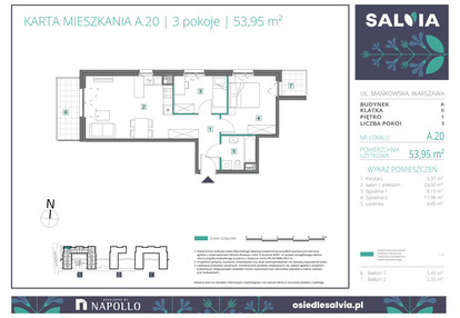 Mieszkanie w inwestycji: Osiedle Salvia