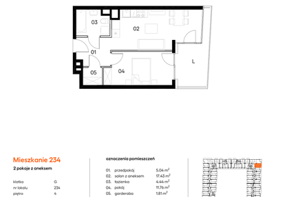 Mieszkanie w inwestycji: Miasto Polskich Mistrzów Olimpijskich