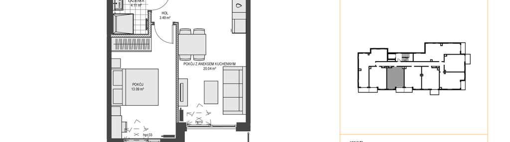 Mieszkanie w inwestycji: Przystań Brzeźno etap 1.2