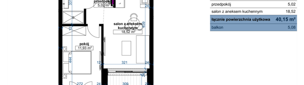 Mieszkanie w inwestycji: Wzgórze Poetów 2