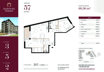 Mieszkanie w inwestycji: Krakowska Rogatka