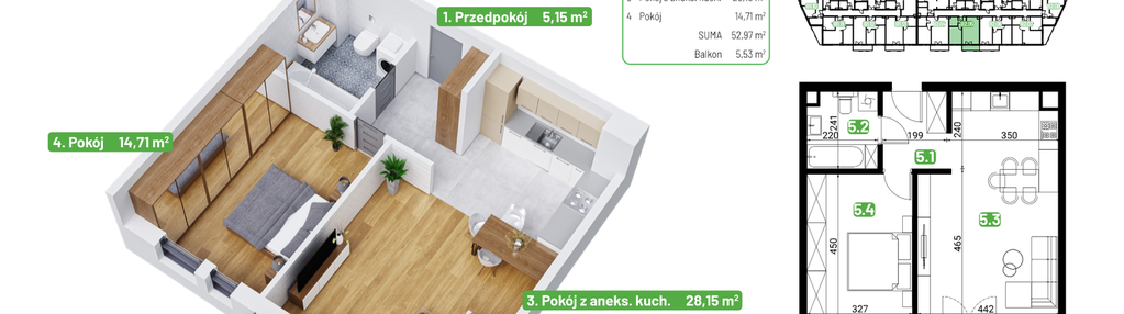 Mieszkanie w inwestycji: Zielone Tarasy
