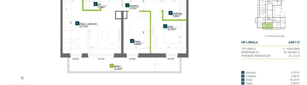 Mieszkanie w inwestycji: Vilda Arte