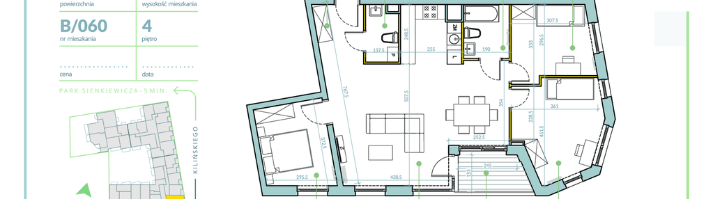 Mieszkanie w inwestycji: Flora Śródmieście