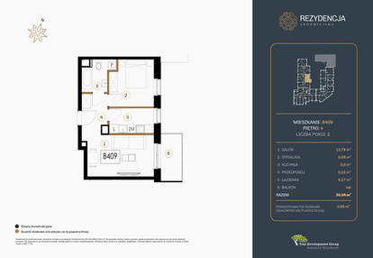 Mieszkanie w inwestycji: Rezydencja Śródmiejska
