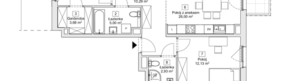 Mieszkanie w inwestycji: Zacisze Marcelin IIIa
