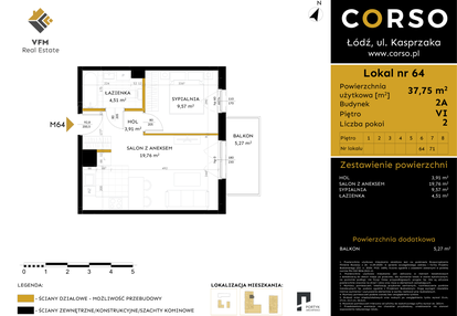 Mieszkanie w inwestycji: Corso etap 2