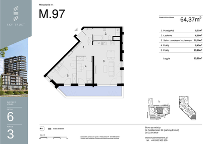 Mieszkanie w inwestycji: Sky Trust etap II