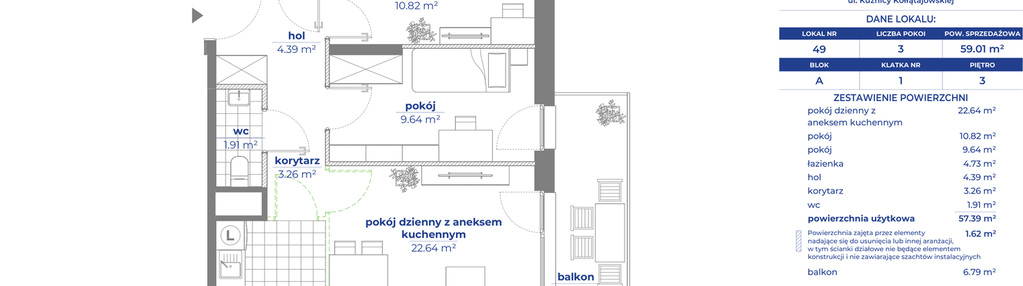 Mieszkanie w inwestycji: Osiedle Kołłątajówka