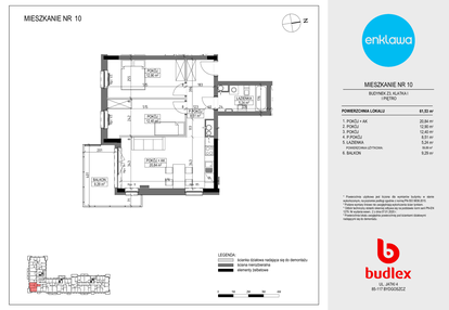 Mieszkanie w inwestycji: Enklawa Apartamenty Z3