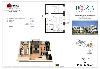 Mieszkanie w inwestycji: Apartamenty Róża