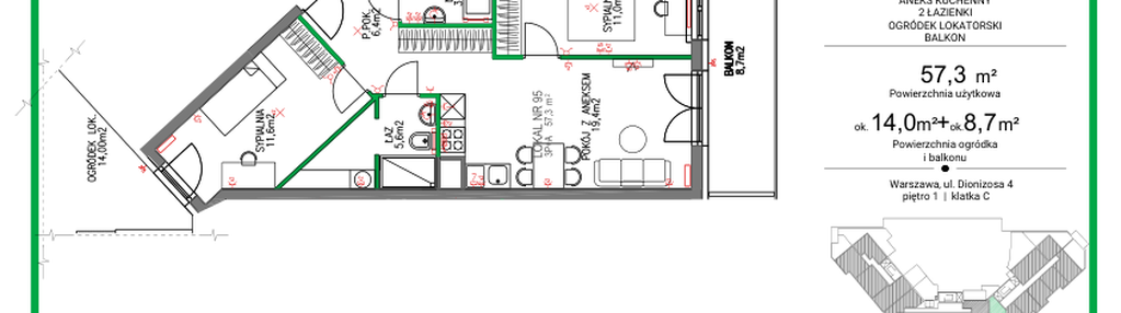 Mieszkanie w inwestycji: Comfort City Szmaragd